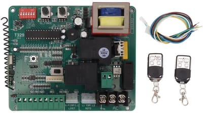 Dailygoods - Dailygoody - Deurmotorbesturingsplaat - Externe schakelinterface - Groot afstandsbediening - 220 V - Storingsvrij - Geschikt voor garage - 6f5k..