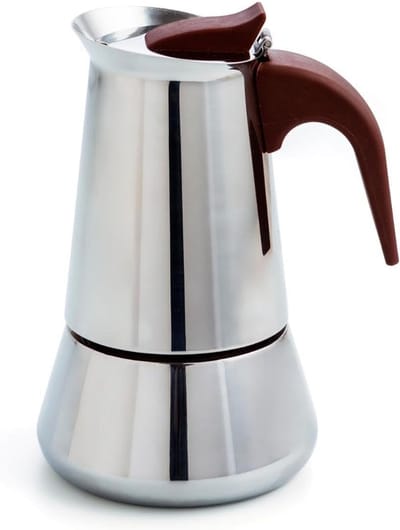 RVS Koffiezetapparaat voor 12 Kopjes - Geschikt voor Alle Warmtebronnen