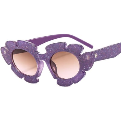 Lunettes de soleil œil de chat mode pour femmes Rétro Couleurs bonbon Protection UV400 Tendance Designer Lunettes à motif floral Lunettes de soleil pour hommes as picture