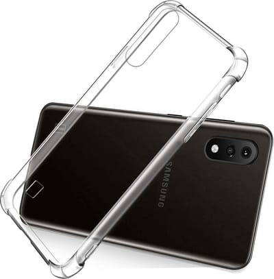 Shock proof Hoesje Geschikt voor: Samsung Galaxy A01 - Anti -Shock Silicone - Transparant