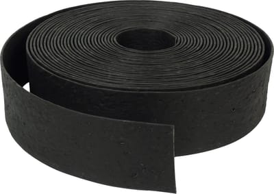 Nature - Borderrand op rol - 12cm x 24m - 5mm dik - zwart - perkrand met textuur