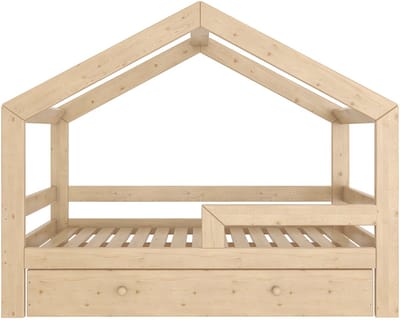 Need Sleep - Huisbed met Lade Montessori Kinderbed - 160x80 cm - Houten Bed voor Kinderen - Symmetrisch Dak