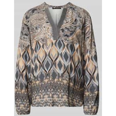 Relaxed fit tuniekblouse van pure viscose, model 'September'