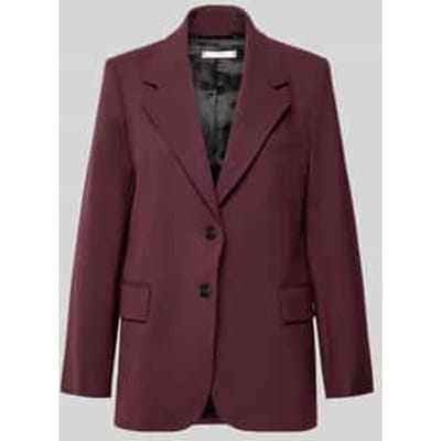 Relaxed fit korte blazer van wolmix