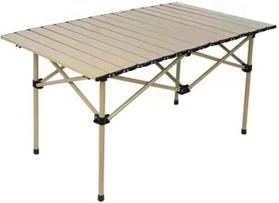 Opvouwbare tuintafel - Opklapbare tafel - Buitenactiviteiten - Krashbestendig - 130 kg draagvermogen - Wit