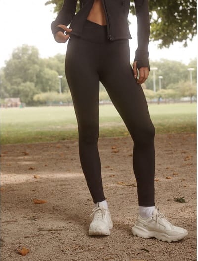 Next - Dames - Active Balance legging met gewikkelde voorkant - Bruin