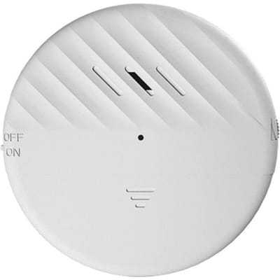 Raamalarmsensor Duurzaam ABS Instelbare Gevoeligheid Afstandsbediening Batterijgevoed Glasbreukmelder wit