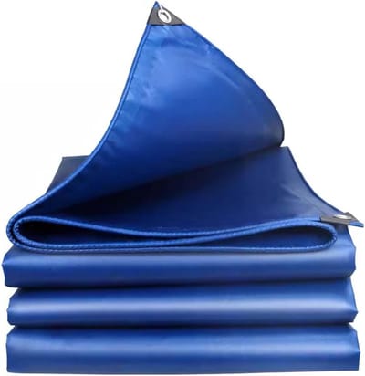Zwaar Waterdicht Zeil - Zeildoek PVC Dekzeil - Bescherming Outdoor - Versterkte Oogjes - 3x6 Meter - Transparant