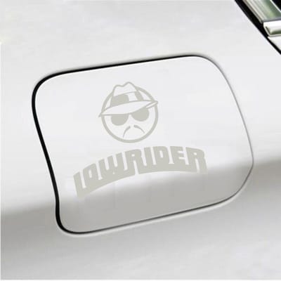 Bumpersticker - Low Rider - 12,5 X 15,6 - Zilver