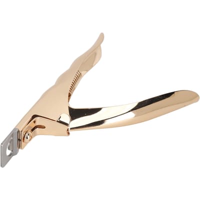 Nageltipknipper U-vorm DIY Knippen Roestvrij Staal Draagbare Nageltip Verzorger voor Schoonheidssalon goud