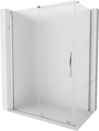 Mexen Velar schuifdouchecabine 160 x 75 , ijs, chroom - 871-160-075-31-01