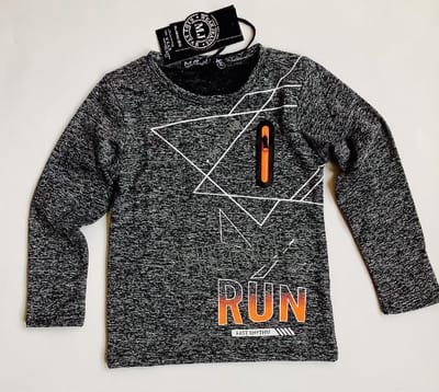 S&C dik shirt met lange mouw - antraciet/oranje - maat 116/122 (8)