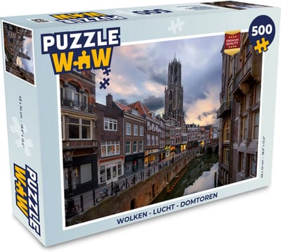 Puzzel Wolken - Lucht - Domtoren - Legpuzzel - Puzzel 500 stukjes