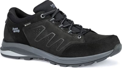 Hanwag Torsby Low SF Extra GTX Wandelschoen - Heren waterdichte lage wandelschoenen - Black/Asphalt