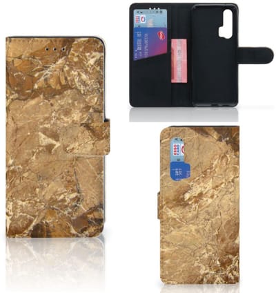 Honor 20 Pro Bookcase Marmer Creme