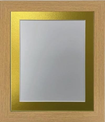 Houten Foto lijst met Gouden Houder A3 voor A4 Afbeeldingen