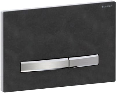 GEBERIT Sigma50 bedieningsplaat Mustang leisteen - chroom