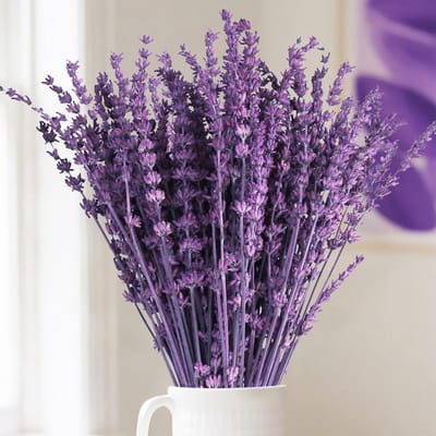 Dried Lavender Blossom Bundel - Gedroogde Lavendel Takken voor Bruiloften, Interieurdecoratie en DIY Creaties