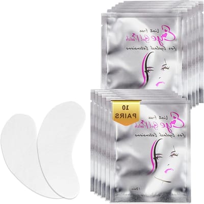 10 Paar Oogschaduw Pads voor Wimperextensions, Gel Patches voor Wimperverlenging en Oogmake-up