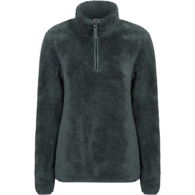 Mountain Warehouse Dames/Dames Teddy Fleece Quarter Zip Fleece Top (Groen)