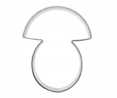 Koekjesvorm Paddenstoel 6,3 cm - RVS Uitsteker