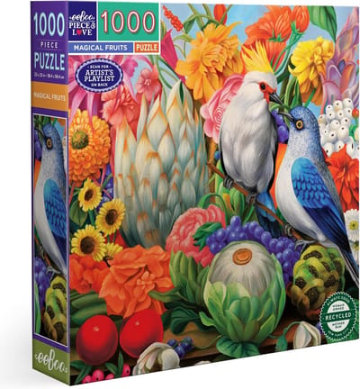Puzzel 1000 Stukjes Magische Vruchten Kleurrijk Vierkant Legpuzzel
