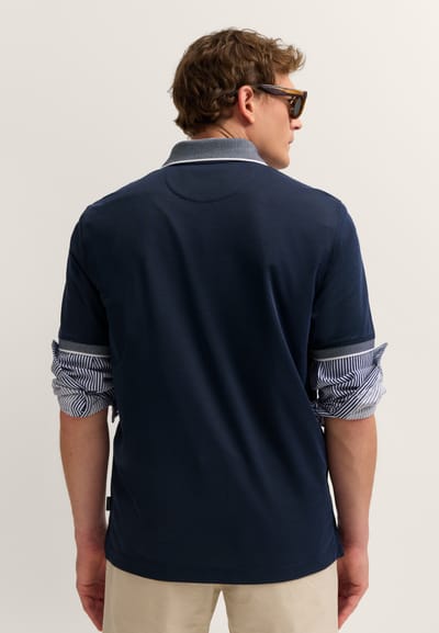 Bugatti Herren Polo shirt Modern Fit met borstzak