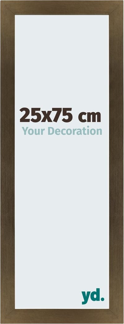Your Decoration - Fotolijst 25x75 cm - MDF - Brons Decor - Mura