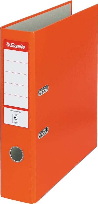 Esselte Eko 11234 - Ordner - A4/75mm - Oranje - Duurzaam - Milieuvriendelijk - Stevig