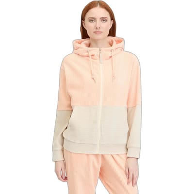 Ragwear Colbie Block Zip Light Peach Sweatshirt Dames