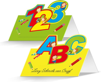Schulanfang Tafelkaartjes - 24 stuks