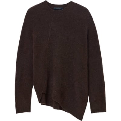 AllSaints Lock Crew Neck Oxblood Red Taglia: XS | Maglioni a maglia Outlet | Donna | Rosso