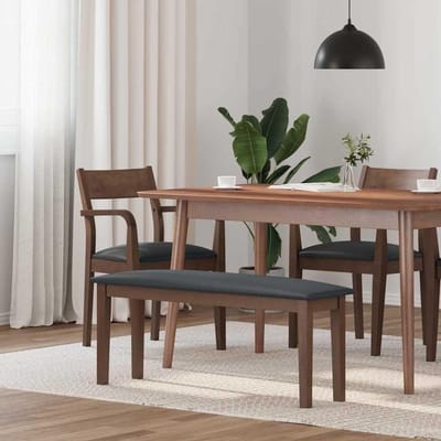 Massief Houten Bank - Tuinbank Balkonbank - Buiten Zitten - Robuust en Stabiel - 110 cm - Bruin
