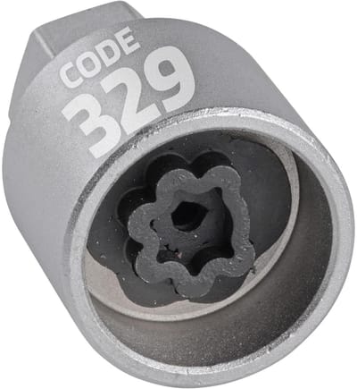 SW-Stahl 02385L-29 Wielslotadapter 329 | Geschikt voor Mercedes-Benz | Gereedschap voor het verwijderen van wielsloten | Wielslotverwijderaar | Wielslotsleutel