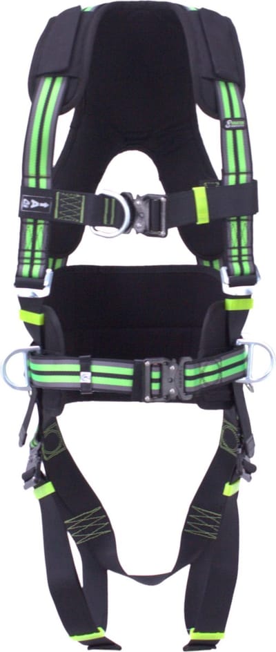 Kratos Comfort veiligheidsharnas - 3 bevestigingspunten - Comfortabele werkpositiefunctie - Automatische gespen - Maat S-L