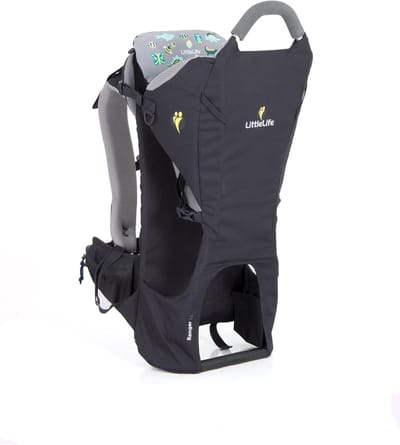 Kinderdraagzak - Rugdrager Baby - Buitenavonturen - Veiligheidsnormen Voldoen - 75 x 28 x 26 cm - Zwart