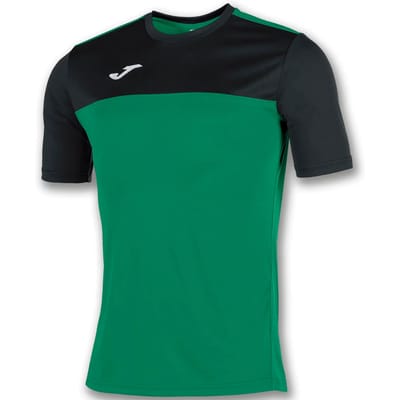 Joma Winner Shirt Korte Mouw Heren - Groen / Zwart | Maat: M