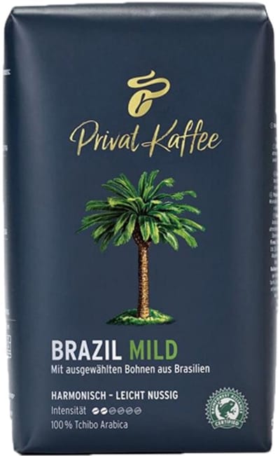Tchibo - Privat Kaffee Brazil Mild Bonen - 500g
