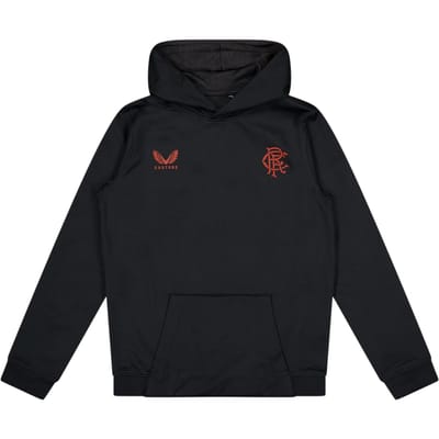Castore Rangers FC-hoodie voor kinderen (Zwart)
