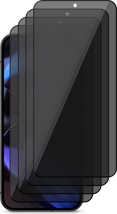 Privacy Screenprotector geschikt voor Google Pixel 9 / 9 Pro / 10 / 10 Pro - 4x Volledig Dekkend Glas Screen Protector