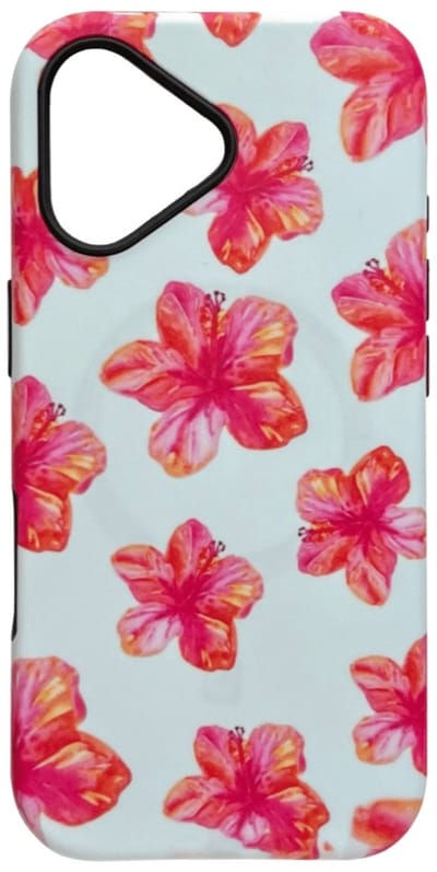 Pastel Watercolor Magnetic Magsafe Case - iPhone 17 - Hibiscus