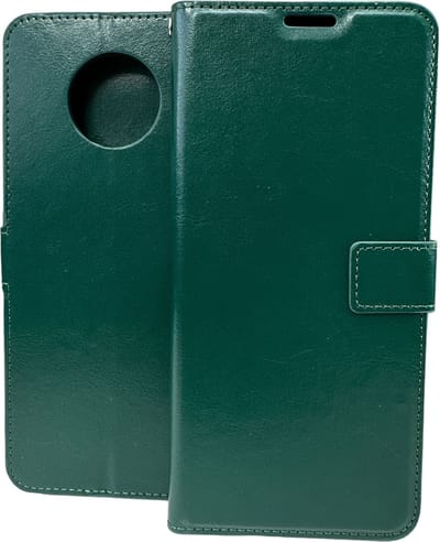Portemonnee Book Case Hoesje Geschikt voor: Nokia G50 -  groen