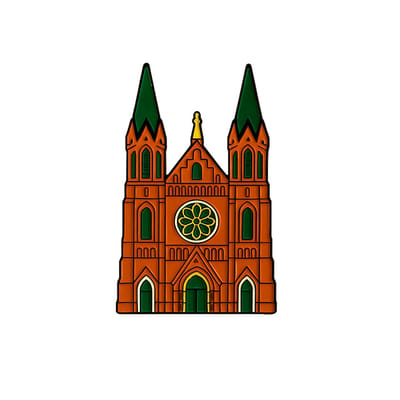 Fjesta© Kruikenstad pin - Sint Jozefkerk