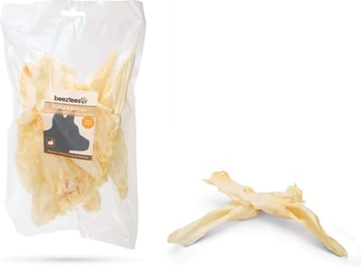 Beeztees Konijnenoren Gepoft 100 gram