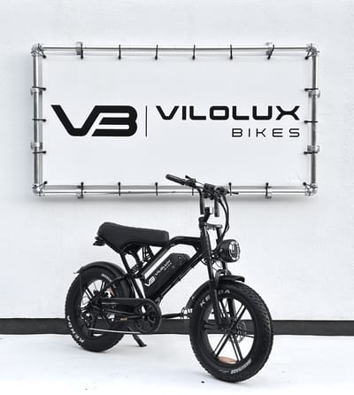 Vilolux Fatbike electrisch - Fatbike - X80 - V20 Design - Legaal - Rijklaar geleverd - 2 Jaar garantie - Telefoontasje - Hydraulische remmen - Alarm - NFC Key unlock - GPS - Zwart