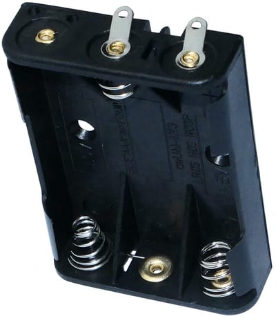 Dailygoody - Batterijhouder 3x LR03 - Duurzaam en Compact - Geschikt voor 3 Batterijen - Eenvoudig in Gebruik - Ideaal voor Apparaten - Handig voo..