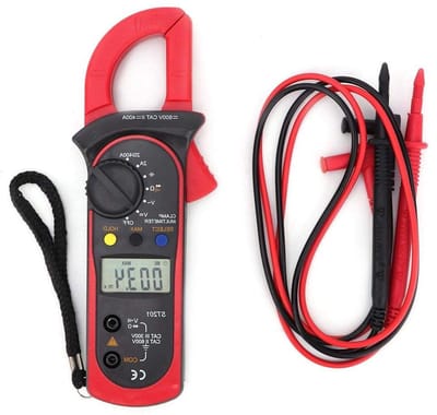 Digitale Stroomtang - AC Multimeter - Elektrische Metingen - Automatische Bereikselectie - 400 A 600 V - Rood