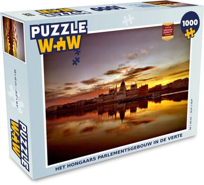 Puzzel Het Hongaars parlementsgebouw in de verte - Legpuzzel - Puzzel 1000 stukjes volwassenen