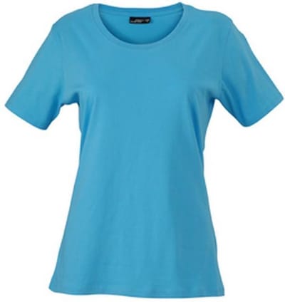 James and Nicholson Dames/dames Basic T-Shirt (Hemelsblauw)