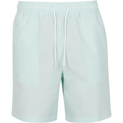 Urban Classics - Basic Seersucker Korte broek - S - Mintgroen